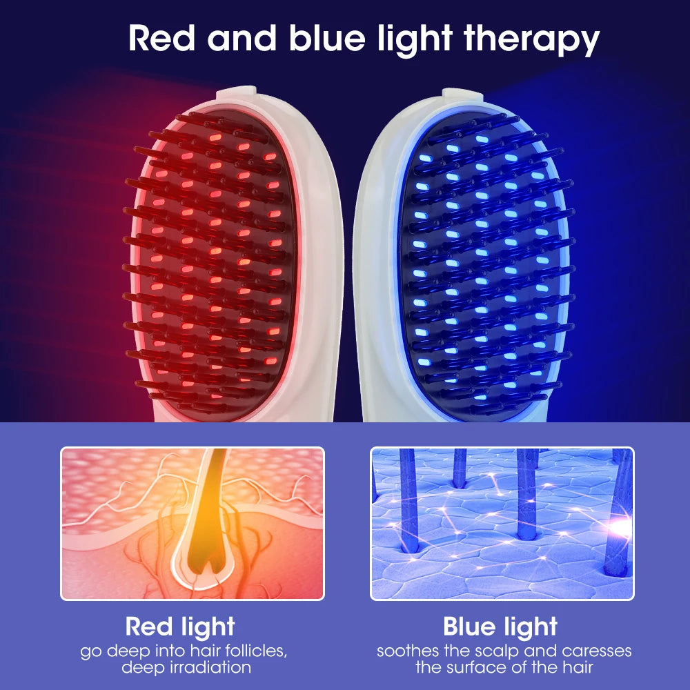 Electric Infrared Hair Growth Comb | Red Light Therapy Scalp Massager for Hair Loss