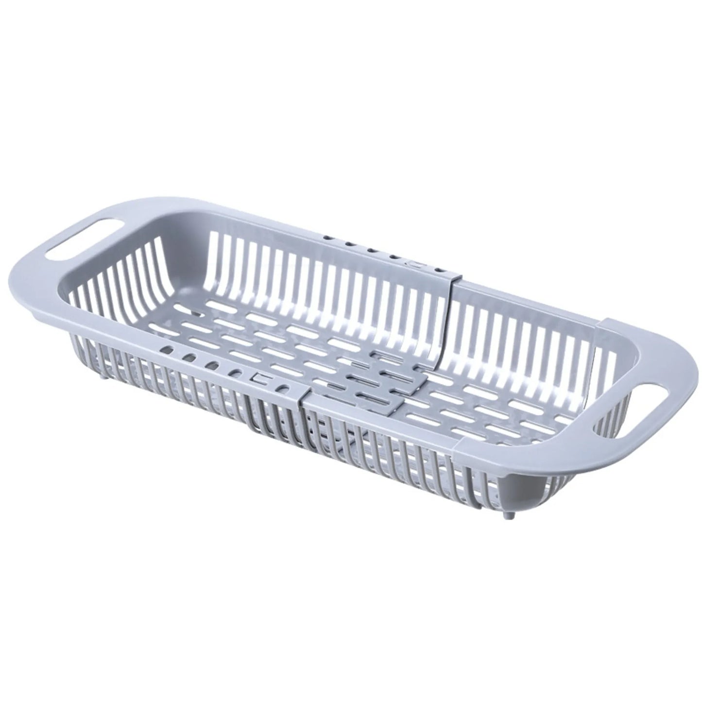 Sink Rack & Adjustable Drain Basket - Multi-Functional