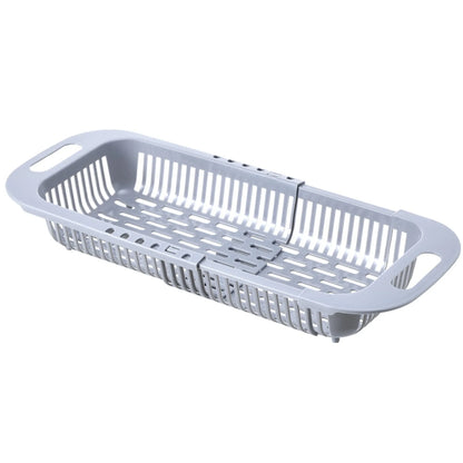 Sink Rack & Adjustable Drain Basket - Multi-Functional