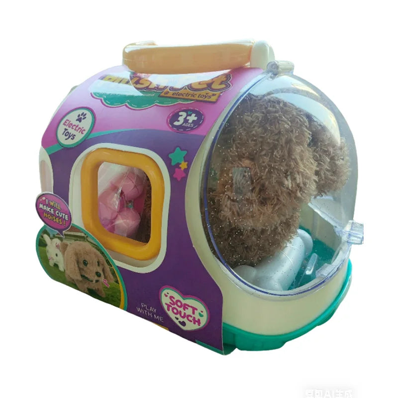 Walking Pet Dog - Moving & Vibrating Plush Puppy Toy for Kids & Babies
