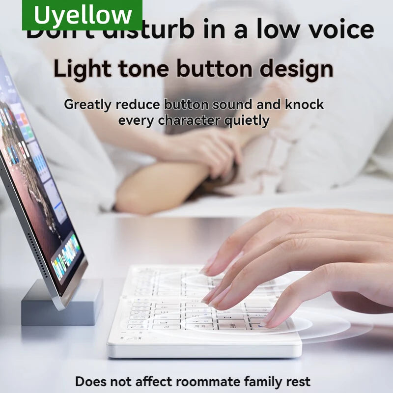 Slim Foldable Wireless Bluetooth Keyboard (Pocket Size)