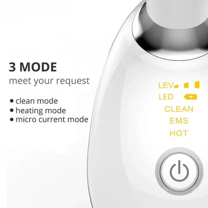 7-Color LED Photon Face & Neck Lifter | EMS Skin Tightening & Double Chin Remover
