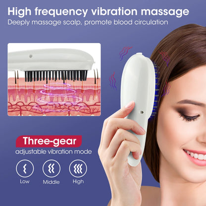 Electric Infrared Hair Growth Comb | Red Light Therapy Scalp Massager for Hair Loss