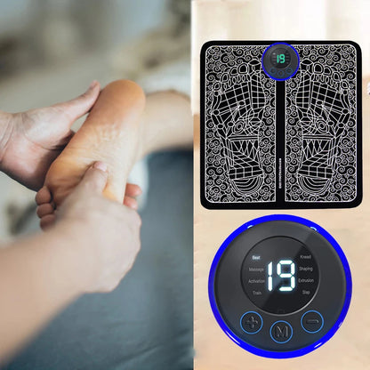 EMS Electric Foot Massager Mat for Pain Relief & Circulation