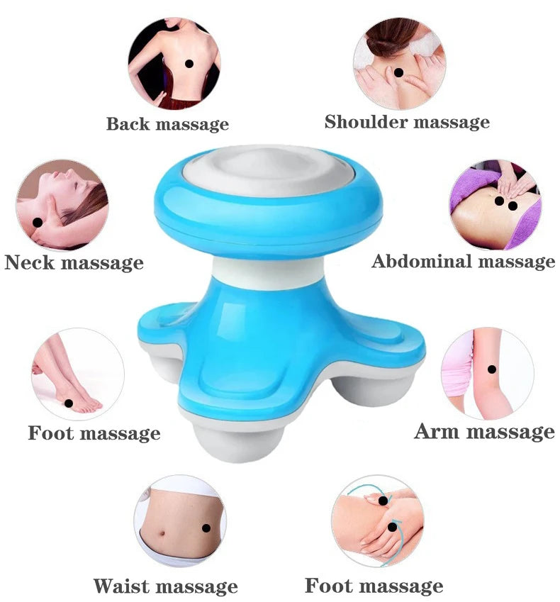Mini USB Electric Body Massager | Portable Vibrating Muscle Reliever