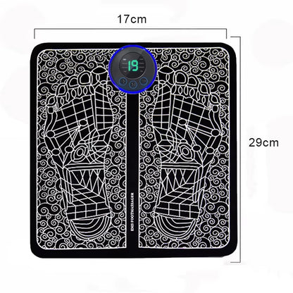 EMS Electric Foot Massager Mat for Pain Relief & Circulation