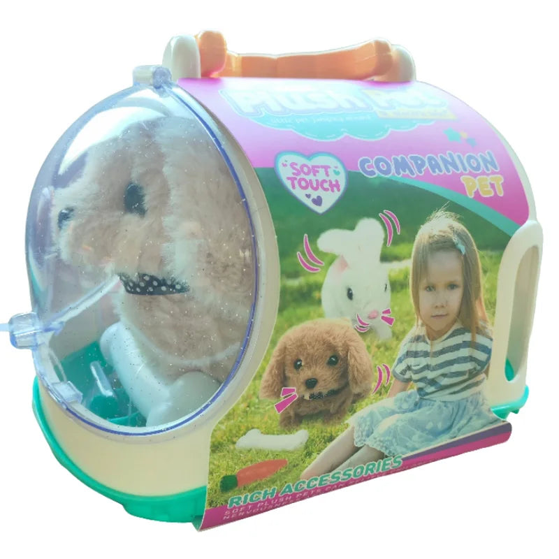 Walking Pet Dog - Moving & Vibrating Plush Puppy Toy for Kids & Babies