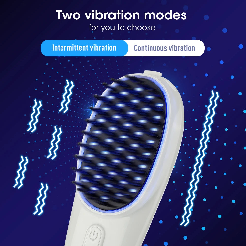 Electric Infrared Hair Growth Comb | Red Light Therapy Scalp Massager for Hair Loss