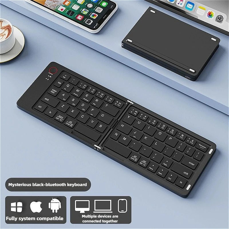 Slim Foldable Wireless Bluetooth Keyboard (Pocket Size)