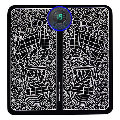 EMS Electric Foot Massager Mat for Pain Relief & Circulation