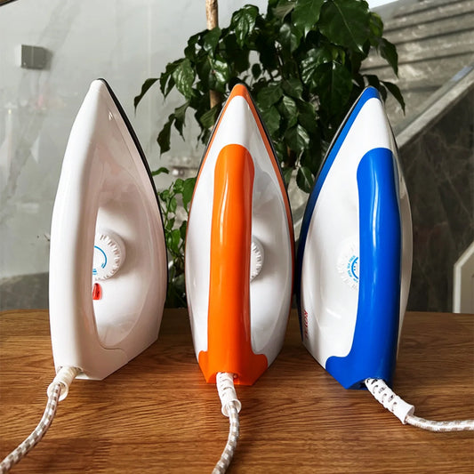 1000W Portable Dry Iron (Non-Stick Teflon Soleplate)