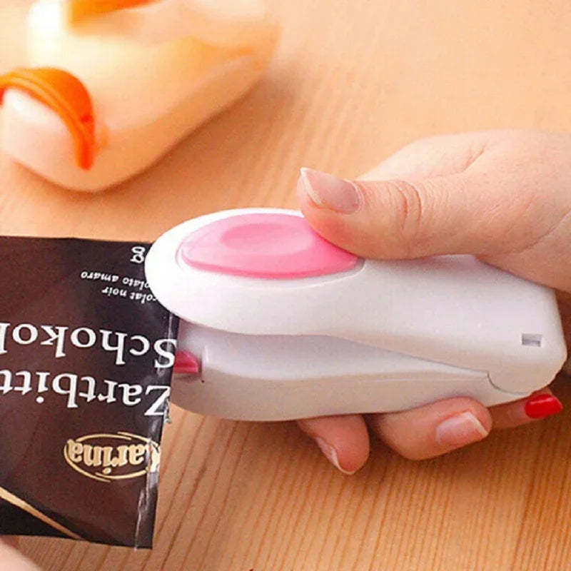 Mini Portable Bag Sealer & Kitchen Food Clip Gadget