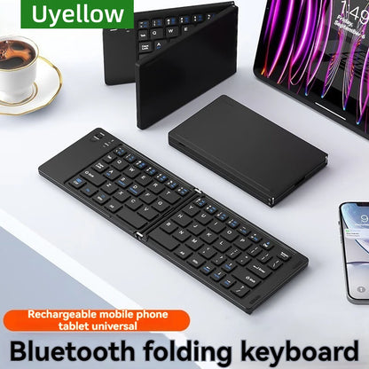 Slim Foldable Wireless Bluetooth Keyboard (Pocket Size)