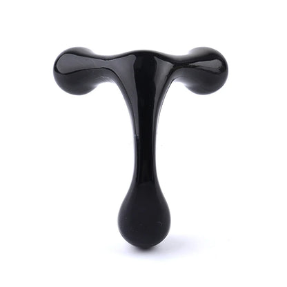 3-Point Manual Massage Tool | Portable Mini Body Massager for Neck, Waist & Feet