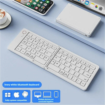 Slim Foldable Wireless Bluetooth Keyboard (Pocket Size)