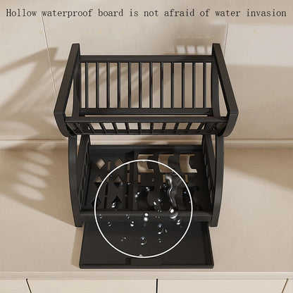 Double-Layer Countertop Kitchen Dish Rack