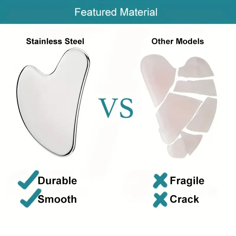 Stainless Steel Facial Gua Sha Scraper