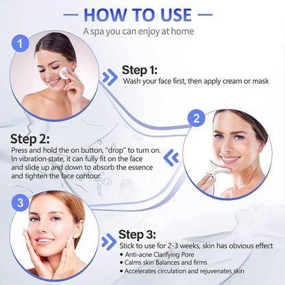 7-Color LED Photon Face & Neck Lifter | EMS Skin Tightening & Double Chin Remover