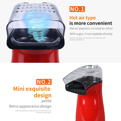 Popcorn Maker 1200W High-Speed Electric (Professional Hot Air Popper)