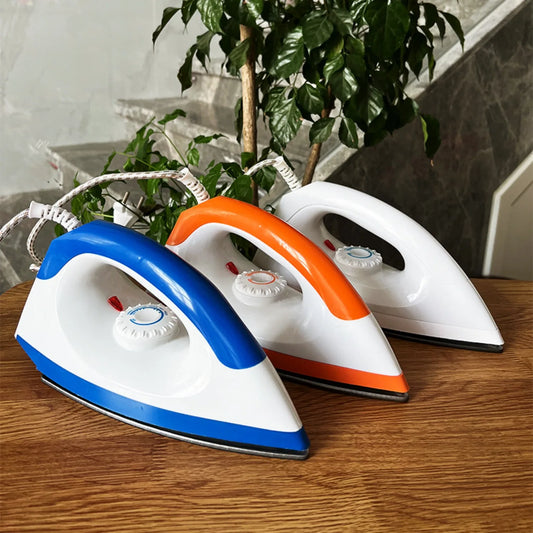 1000W Portable Dry Iron (Non-Stick Teflon Soleplate)