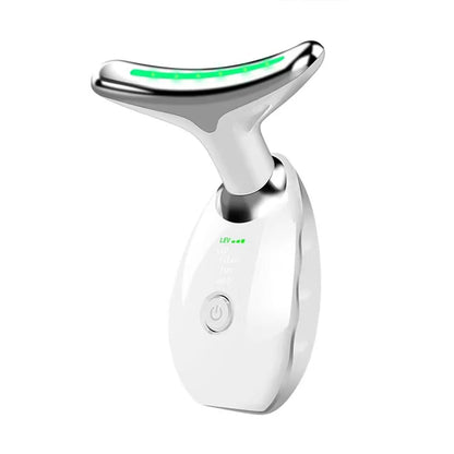 7-Color LED Photon Face & Neck Lifter | EMS Skin Tightening & Double Chin Remover