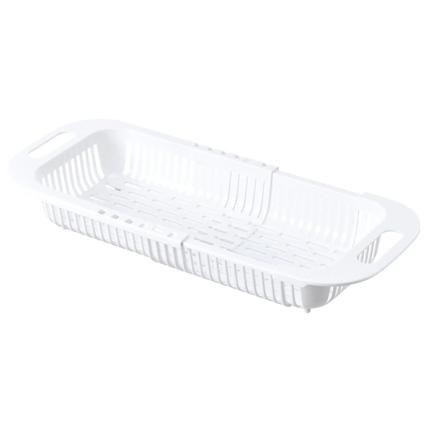 Sink Rack & Adjustable Drain Basket - Multi-Functional